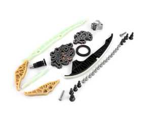 ES#3604202 - 06K109158AKT9 - Ultimate Timing Chain Kit - Includes all chains, tensioners, guide rails and securing hardware - Assembled By ECS - Audi