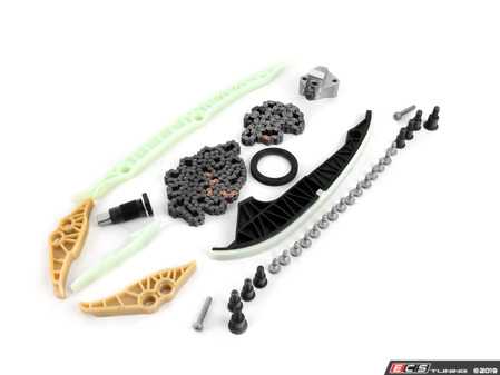 ES#3604202 - 06K109158AKT9 - Ultimate Timing Chain Kit - Includes all chains, tensioners, guide rails and securing hardware - Assembled By ECS - Audi