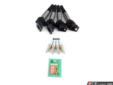 ES#2893829 - 121222936972ktKT - Ignition Service Kit - Includes coils, plugs, and dielectric grease. Set of four. - Assembled By ECS - MINI