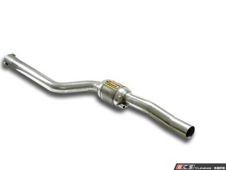ES#3054217 - 846622 - MERCEDES W204 C63 AMG V8 (Sedan + S.W. - M156 - 456 Hp) 2007 -> Front Metallic catalytic converter Left - Supersprint - Mercedes Benz