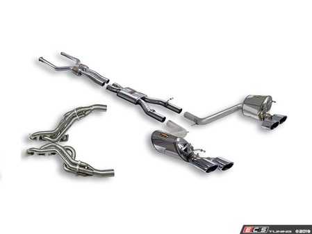 ES#3651543 - w204c63amgKT2 - 2008-2014 C63 AMG Full Performance Exhaust System  - Full high flow performance system from headers all the way back to F1 Race mufflers - Supersprint - Mercedes Benz