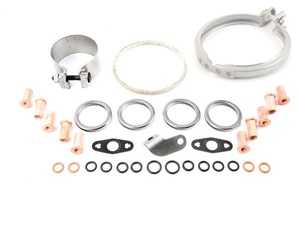 ES#3480032 - 11657625293KT2 - Turbocharger Installation Kit - All hardware required for a successful install - Assembled By ECS - BMW