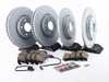 ES#3184524 - 8K0615301AKT33 - Front & Rear Brake Service Kit - Featuring Zimmermann rotors and ECS DD23 Daily Driver ceramic pads - Assembled By ECS - Audi