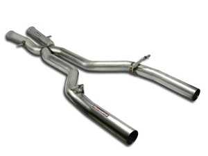 ES#3659180 - 722313 - Central X Pipe For AMG GT Coupe - Eliminate the restrictive OE center section from your AMG for a more aggressive exhaust note - Supersprint - Mercedes Benz
