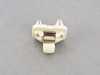 ES#2997527 - 8W0857562ADX6 - Sun Visor Clip - Silk (Beige) - Priced Each - Fits the left or right side - Genuine Volkswagen Audi - Audi