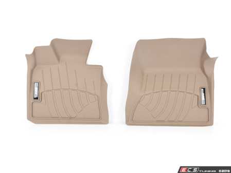 ES#2714079 - 82112285516 - F15 Front All-Weather Floor Liners - Beige - Protect your carpet even in the toughest weather - Genuine BMW - BMW