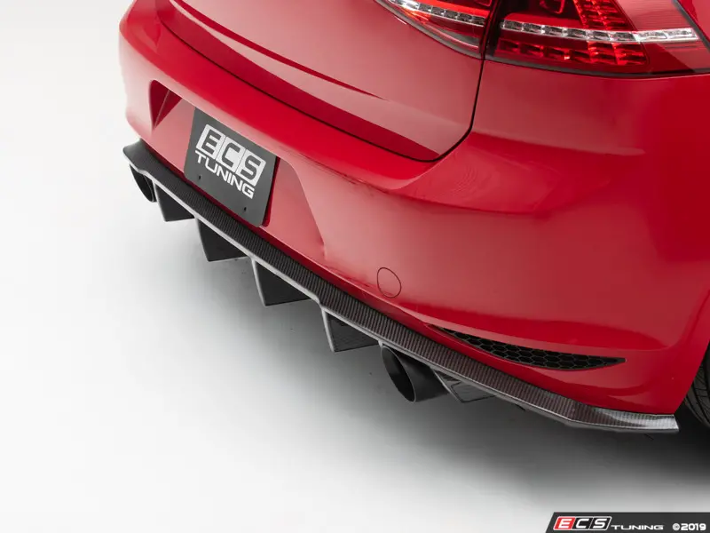 ECS - 024740ecs01KT - MK7 GTI Carbon Fiber Rear Diffuser