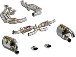 ES#3659485 - 993ssfullKT - 993 Performance Complete Exhaust System - Sport Mufflers - Includes Performance Headers, High Flow Catalytic Converters, Sport Mufflers, and Polished Exhaust Tips - Supersprint - Porsche