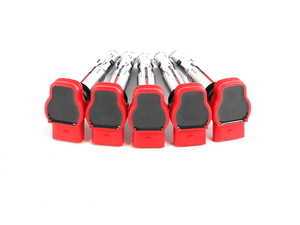 ES#2075239 - 06E898002 - Ignition Coils - Set Of Five - Dress up your engine bay with red coil packs - NFIS Original Equipment - Audi Volkswagen