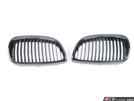 ES#518034 - BM01-9201-B - Blackout Grille Set - Matte Black - E90/E92/E93 - Add style and individuality to your BMW in minutes! - ECS - BMW