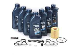 ES#3603671 - 11427537293kt3 - Oil Filter Housing Gasket Replacement Kit - Includes everything for a oil filter housing gasket change and oil service - Genuine BMW - BMW