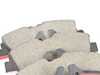 ES#2681141 - 0044208720 - Front Brake Pad Set - Ceramic - Ceramic composite developed to meet low dust & noise requirements - Includes new brake pad wear sensors - Brembo - Mercedes Benz