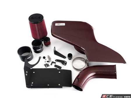 ES#3648559 - 000931ECS0102KT2 -   Kohlefaser Luft-Technik Intake System - Red Carbon/Kevlar - Audi B8 S4/S5 3.0T - Engineered for dyno proven performance and show quality looks! - ECS - Audi