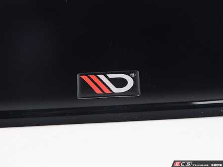 ES#3553552 - VWGO6GTI35THFD2G - Edition 35 Front Lip Spoiler V2 - Gloss Black - ABS plastic splitter that will enhance the look of your vehicle in minutes! - Maxton Design - Volkswagen
