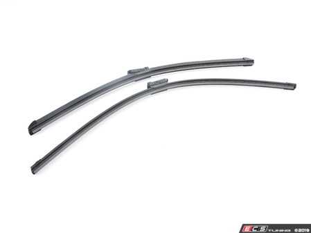 ES#3552920 - 5nn955425KT - Front Wiper Blade - Set - Set includes driver's and passenger's side wiper aero wiper blades - Genuine Volkswagen Audi - Volkswagen