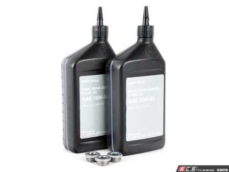 ES#3647679 - 075122939722KT - Front And Rear Differential Service Kit - Includes enough fluid and drain plugs to service front and rear differentials - Genuine BMW - BMW