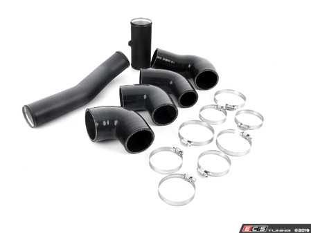 ES#3603520 - 1391056210 - Charge Pipe Kit 139 10 56 210 - Replaces the OE plastic pipes with metal hard pipes and silicone - Racing Dynamics - MINI