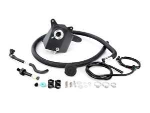 ES#3647096 - 021942TMS14 - N54 Aluminum Coolant Expansion Tank Relocation Kit - 135i - Ditch the weak, factory plastic coolant expansion tank and free up space on the hot side of your engine bay! - Turner Motorsport - BMW
