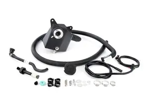 N54 Aluminum Coolant Expansion Tank Relocation Kit - 135i
