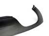 ES#2541876 - 8T0807521F01C - Rear Lower Valance - Satin Black  - Black lower plastic valance for dual pipes on the left side - Genuine Volkswagen Audi - Audi