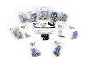 ES#3177071 - ULTVWMK7GTIDKB - Ultimate Dress-Up Fastener Kit - Dark Blue  - 270 piece kit featuring stainless steel fasteners and billet aluminum beauty washers - ZSPEC Design - Volkswagen