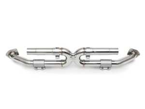 ES#3626910 - FSPOR991CMBX - Center Muffler Bypass X-Pipe - Improves exhaust tone and saves weight by replacing the factory center muffler - Fabspeed - Porsche