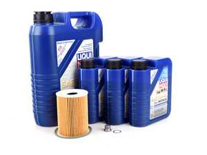ES#3659067 - MACV6OSKKT3 - Liqui Moly Leichtlauf Oil Service Kit (5w-40) - Includes Hengst filter and Liqui Moly Leichtlauf High Tech A40 Spec oil - Assembled By ECS - Porsche