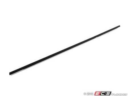 ES#95088 - 51348194709 - Matte Shadowline Trim - Left - Located on the outside of the rear door running perpendicular to the "B" pillar - Genuine BMW - BMW