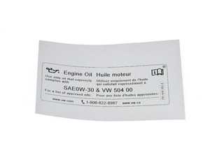 ES#3554617 - 701010043K - STICKER - Genuine Volkswagen Audi - 