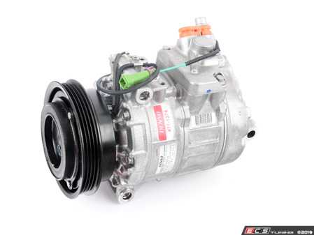 ES#3219077 - 8D0260805R - A/C Compressor  - Includes the electromagnetic clutch assembly - Denso - Audi Volkswagen