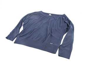 ES#3613894 - ACM3035NVYSM - Schon Flowy Top - Ladies Small - The Schon Flowy Top gives the traditional longsleeve a fresh update with our soft poly-viscose blend, draped silhouette and wide neckline that can be worn on or off the shoulder. - Genuine Volkswagen Audi - Audi