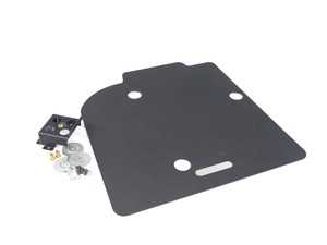ES#2840562 - TM05FRBLACK - Black Rennline Full Race Track Mat - Driver's Side - Give your Porsche a race-inspired look - for cars without carpet. - Rennline - Porsche