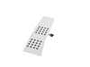 ES#2840443 - P96SILVER - Rennline Dead Pedal - Silver Finish - Silver finish with rubber grip for the foot rest - Rennline - MINI