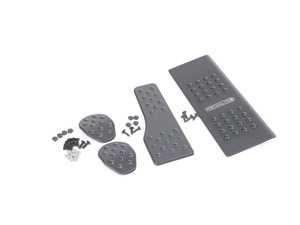 ES#2840345 - P716099BLACK - Rennline 4-Piece Rubber Grip Pedal Set - Black - Improve the look of your interior and fine-tune your driving experience - Rennline - Porsche