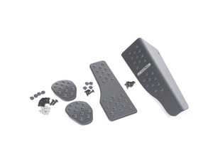 ES#2840339 - P716095BLACK - 4 Piece Pedal Set - Rubber Grip - Black (RHD) - Throttle, Brake, Clutch, and Dead Pedal - Rennline - Porsche
