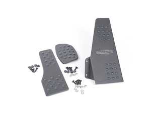 ES#2840295 - P706251BLACK - Rennline 3-Piece Rubber Grip Pedal Set - Black - Improve the look of your interior and fine-tune your driving experience - Rennline - Porsche