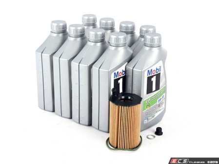 ES#3639986 - 95810722220KT1 - Genuine Diesel Oil Service Kit (5w-30) - Includes Genuine filter and Genuine Mobil 1 C30 Spec Oil - Genuine Porsche - Porsche