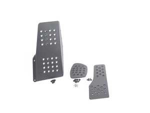 ES#2840235 - P442213BLACK - Rennline 3-Piece Perforated Pedal Set - Black - Improve the look of your interior and fine-tune your driving experience - Rennline - Porsche
