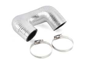 ES#3659542 - 020414ecs01KT -  ECS Aluminized Silicone Water Pump Hose - with clamps - The upgrade N52/N54/N55 owners have been waiting for - get rid of that failure-prone water pump to thermostat hose - ECS - BMW