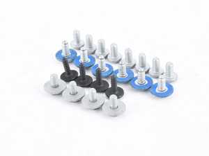 ES#2569505 - C5FNDRHRD1 - Front Fender Liner Hardware Kit - Priced Each - Contains all needed hardware to install one front fender on your Audi - Assembled By ECS - Audi