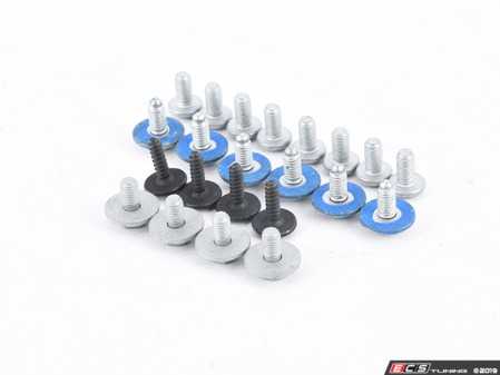 ES#2569505 - C5FNDRHRD1 - Front Fender Liner Hardware Kit - Priced Each - Contains all needed hardware to install one front fender on your Audi - Assembled By ECS - Audi