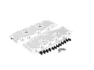 ES#2840159 - M12SLV - 964 Billet Aluminum Lower Valve Cover Pair - Silver - Direct bolt on replacement for your flimsy leaking factory covers - Machined to accept the reusable OEM gaskets - Rennline - Porsche