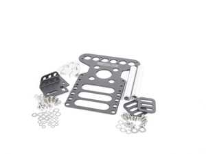 ES#2840057 - FE09BLACK - Universal Fire Extinguisher Mount - Black - Constructed from aircraft grade aluminum and meets all requirements for racing series or other organized track events - Rennline - Audi BMW Volkswagen Mercedes Benz MINI Porsche