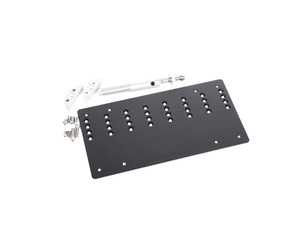 ES#3552429 - E1070117991USA - Billet Tow Hook Receiver License Plate Mount - US Style - Mount your front license plate your way, without drilling! - Rennline - Porsche