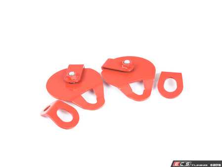 ES#2839752 - E3204 - Rennline Tie Downs/Jack Plates - Front - Prevent damage during towing & transport - Rennline - Porsche