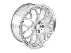 ES#65051 - 36116777968 - R90 MINI Cross Spoke Composite Wheel 17" (4x100) Silver - Priced Each  - (NO LONGER AVAILABLE) - 17 x 7J ET:48 BBS 2 piece wheels - Genuine MINI - 