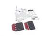 ES#2839326 - A143BLKRED - Adjustable Gas Pedal - Black Pedal / Red Extension - Dramatically improve heel and toe driving - Rennline - Porsche