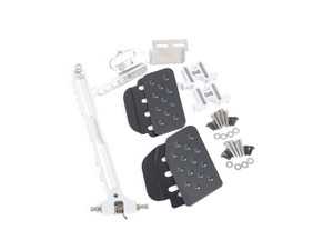 ES#2839163 - A121BLKBLK - Adjustable Gas Pedal - Black Pedal / Black Extensions - Dramatically improve heel and toe driving - Rennline - Porsche