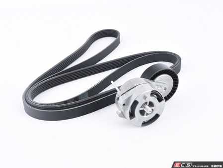 ES#3648459 - 06e903137jktKT3 - Accessory Belt Kit - Includes belt, tensioner, & hardware to ensure that your belt is tight and reliable. - Assembled By ECS - Audi
