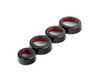 ES#3551208 - 019290ecs01-02KT - Audi B8 Billet Aluminum Control Ring Kit - SMOOTH - Black Anodized - Set of four billet aluminum trim rings for your climate control, MMI, and volume knobs. - ECS - 